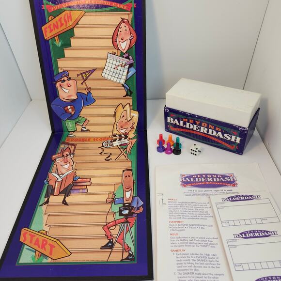 Beyond Balderdash The Classic Bluffing Game 1997 Parker Brothers USA Game Night - Picture 4 of 13